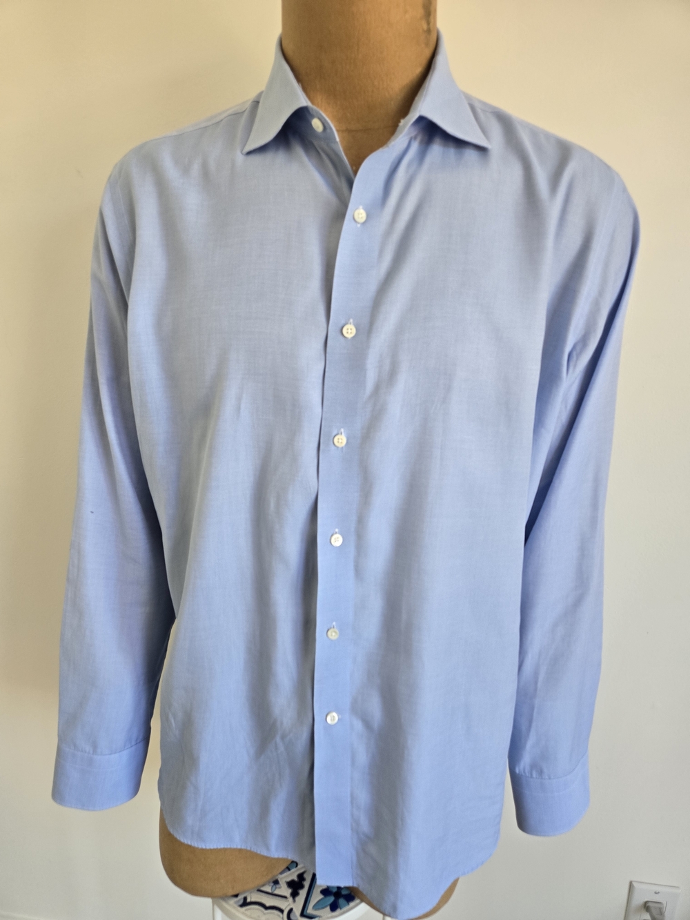 Canali Light Blue Men's Dress Shirt